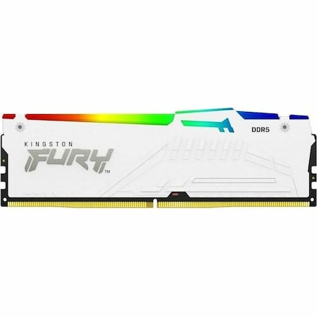 Kingston 32GB 6000MT/S DDR5 CL36 DIMM FURY BEAST WHITE RGB EXPO KF560C36BWEA-32