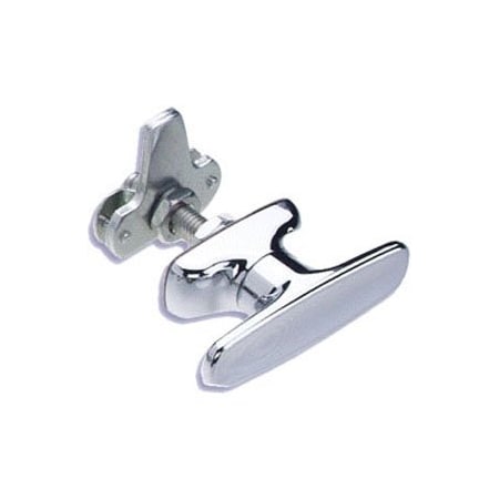 Southco Cam Latch T-Handle, Turn Clockwise to Latch / Lock, Short Cam, Zinc Alloy, Chrome Plated, Polished 92-11-131