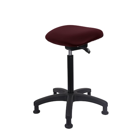 Blue Ridge Ergonomics Vinyl Sit-Stand - Standing Height with Stationary Glides in Borscht Supernova Vinyl VSTSS-RG-NF-RG-8815