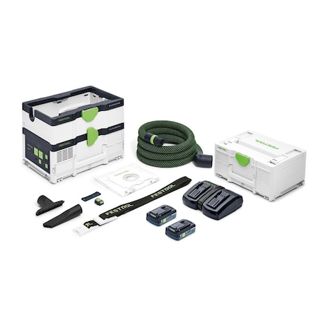 Festool Cordless mobile dust extractor CLEANTEC CTC SYS I HEPA-Plus 577390
