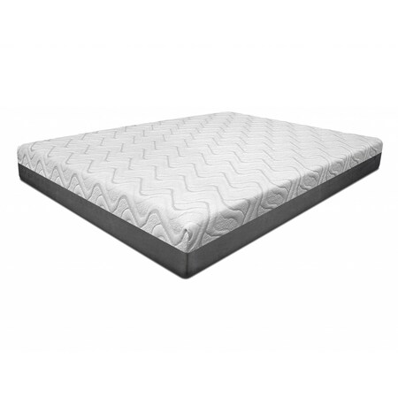 Homeroots 75" X 39" X 6" Twin Copper Shimmery And Black Mattress 318754