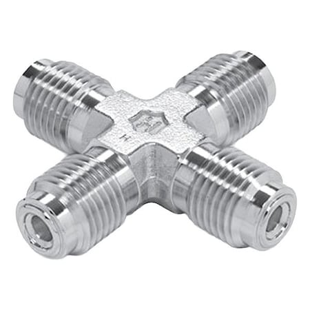 Ham-Let Cross, SS, Gskt 1/4", 1/4", 1/4", 1/4" PCU1/4E