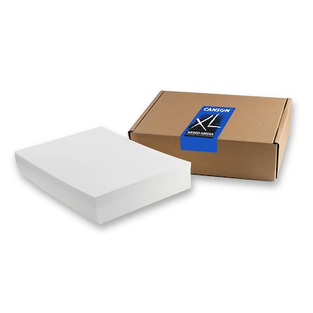 Canson XL Series Mixed Media Sheet Bulk Pack, 100 Sheet, 9x12 inch, 100PK C100516253