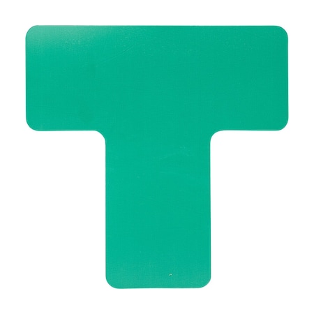 Brady ToughStripe Max Floor Marking Divider T-Shape 2 in W x 5 in H Green, 20PK 177095