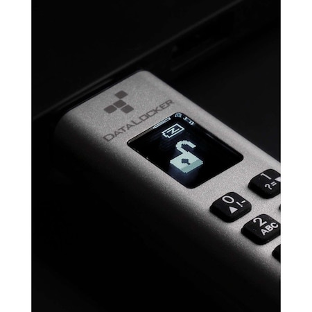 Datalocker Sentry K350 Encrypted FIPS 140-2 Level 3 Keypad Micro SSD 512GB SK350-512-FE