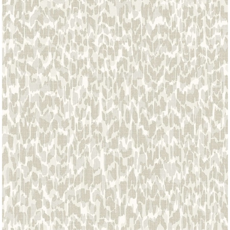 A-Street Prints Flavia Light Grey Animal Print Wallpaper 4014-26428