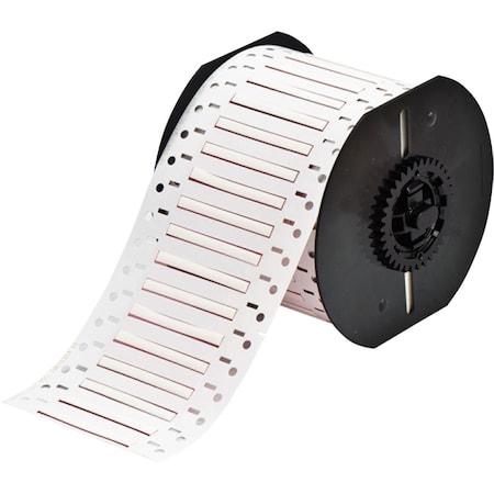 Brady BBP33 PermaSleeve 0.125 in Dia x 2 in W Polyolefin White Roll of 1000 1 Sided B33-125-2-312