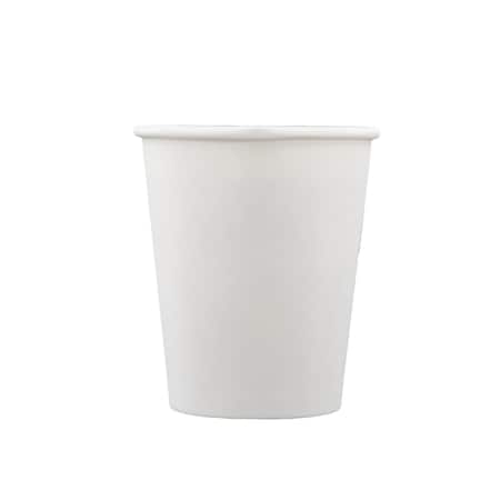 Rdi Single Wall Hot Cup White Unwrapped 6oz Generic 1000cs, 1000PK CP-PPU6-WHT-1911