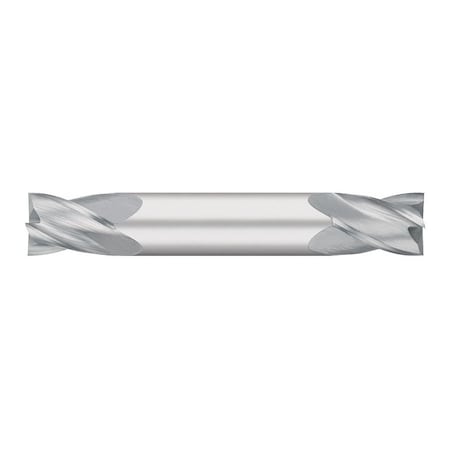 Titan Usa 4  Flute Square End Mill, 1/4 in dia, 1/2 in LOC, Uncoated Solid Carbide TC14516