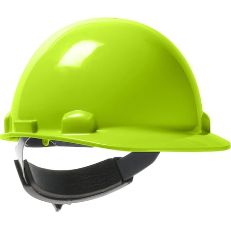 Dynamic Cap Style Smooth Dome Hard Hat w/HDPE Shell, 4-Point Textile Suspension, Swing Wheel-Ratchet Adj. 280-HP341SR-44