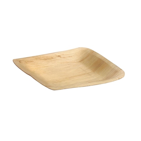 Omg Square Palm Leaf Plate, 100PK OM445476