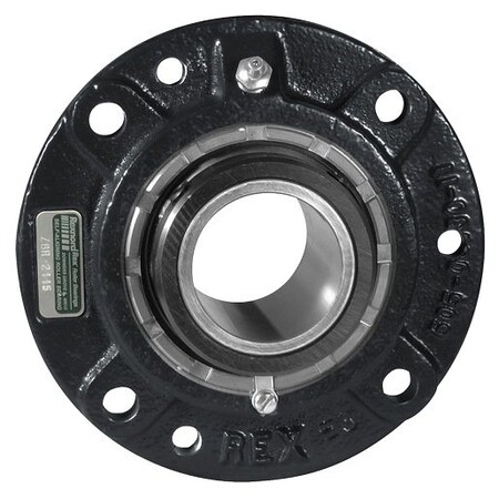 Rexnord Flange Block Bearing; 4 Bolt Round Flange Cartridge; 3 in. Bore; 7-1/2 in. Bolt Circle Diameter ZBR2300