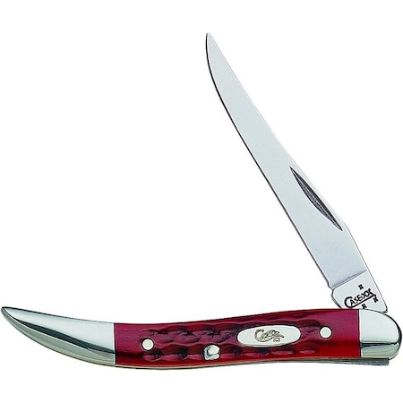 Case CASE 00792 Pocket Knife, 2-1/4 in L Blade, 1-Blade, Red Handle 792