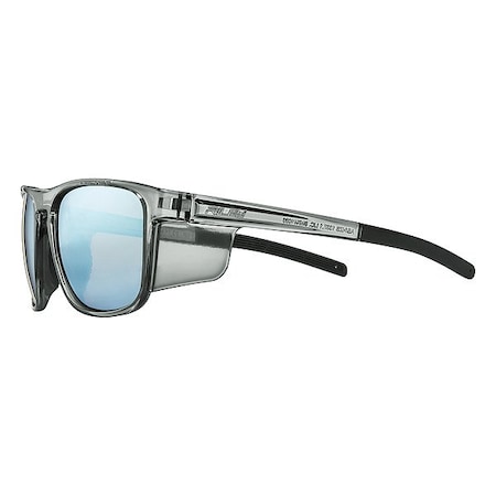 Globus Safety Glasses, Gray, Blue Riley Navigator X Arctic Blue Revo