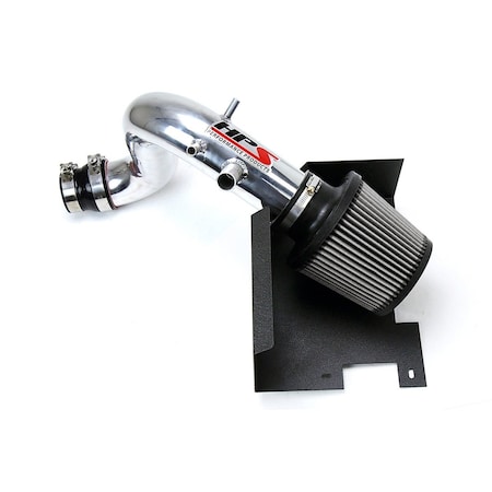 Hps Performance Air Intake Kit with Heat Shield, Polished,  827-587P