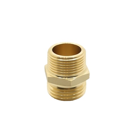 Firesafe 1-1/2" Male NH/NST X 1-1/2" Male NH/NST Brass HEX Fire Hose / Hydrant Adapter 8612041