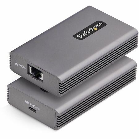 Startech.Com ADDS MULTI-GIGABIT RJ45 PORT TO A USB-C (USB4 GEN 4X4 TB5/TB4/TB3 COMPATIBLE) CO USB4-10GBE-ETHERNET