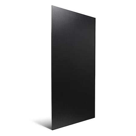 Triton Products Pegboard Panel, ABS, 96" H, 48" W, Black DB-96BLK
