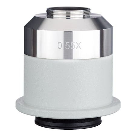 Amscope 0.55X Stainless Steel C-mount Camera Lens for Nikon Microscopes AD-C05-NIK