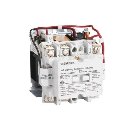 Siemens Contactor L & H 30A 5-P 120V Open CLM0C05120