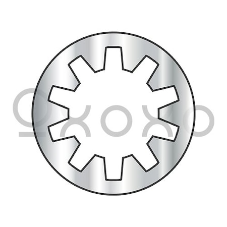 Oxoxo 1/8 PIPE Internal Tooth Lock Washer Zinc, 6000PK 498955
