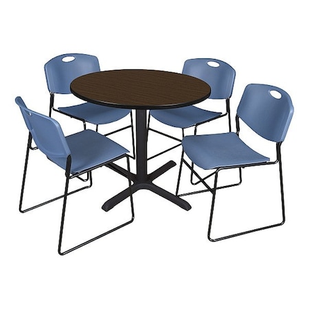 Cain Breakroom Table and Chair Set TB36RNDNW44BE