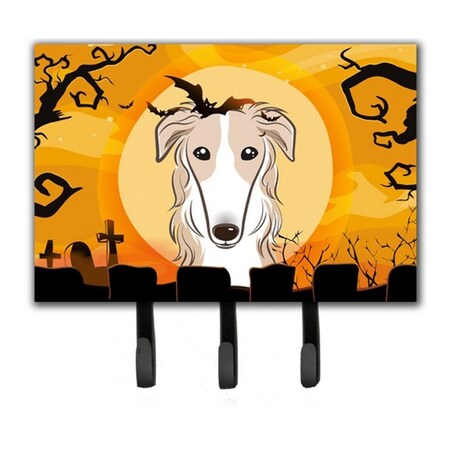 Carolines Treasures Halloween Borzoi Leash and Key Holder BB1786TH68