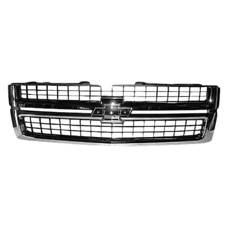 Geared2Golf Grille for 2007-2010 Chevy Silverado 2500 & 3500 - Black with Chrome GE1833013