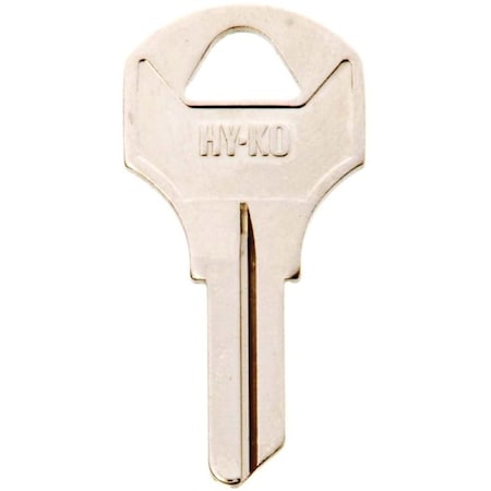 Hy-Ko Key Blank, Brass, Nickel, For: Corbin Russwin Cabinet, House Locks and Padlocks 11010CO68