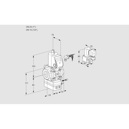 Honeywell Kromschroder VAG125/15R/NWBE KS88011117