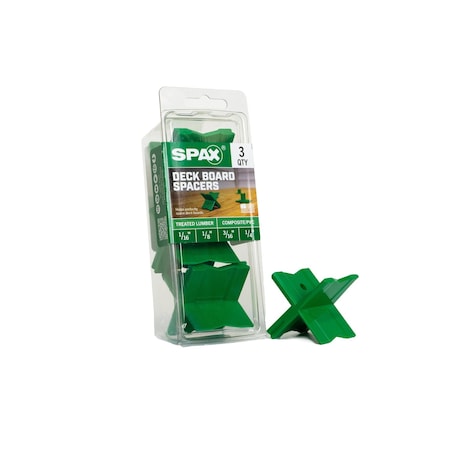 Spax Deck Board Spacer & Measurement Tool - Ensures Quick, Consistent Gaps for Easy Installation, 3PK 5100007193091