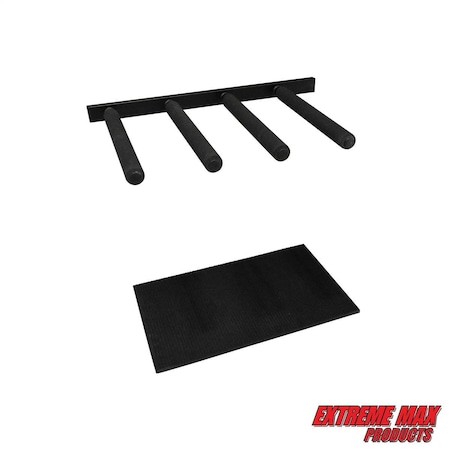 Extreme Max 3006.8474 Vertical Surfboard/SUP Storage Rack - 4 Arm 3006.8474
