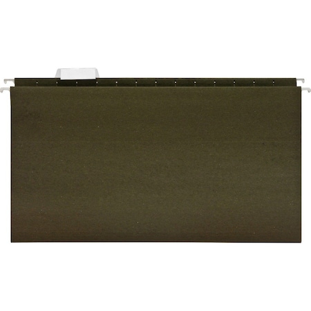 Business Source Hanging File Folder, Green, PK25 BSN43570