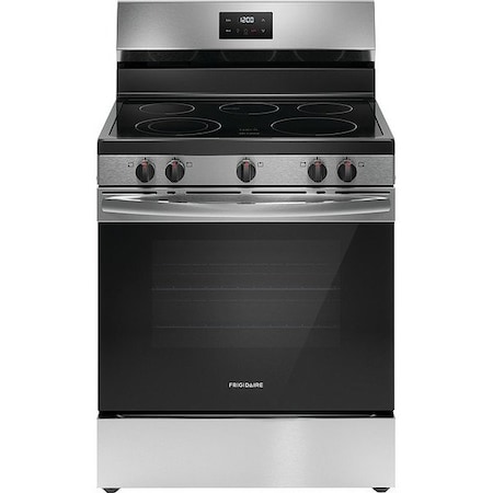 Frigidaire Oven Range, Silver, 46-3/4 in H, 30 in W FCRE3052BS