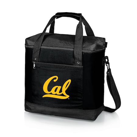 Picnic Time Family Of Brands NCAA Cal Bears Montero Tote Cooler Bag - Soft Cooler Bag - Picnic Tote, Black 604-00-179-074-0