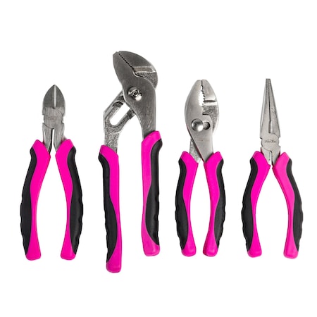 The Original Pink Box 4-Piece Plier Set, Pink PB4PL