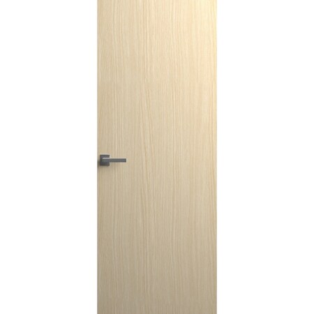 Sartodoors Invisible Solid Hidden Door with Handle, Planum 0010 Light Oak with Black Hidden Frame 36" x 80" Le PLANUM0010HFB-SPW45-36 x 80-LH-I