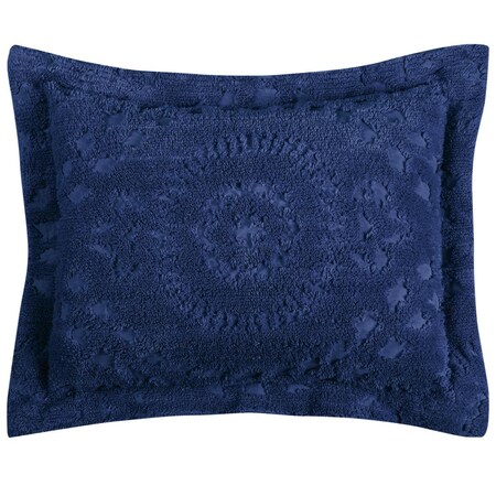 Convenience Concepts Rio Cotton Pillow Sham, Navy - Standard Size HI1851507