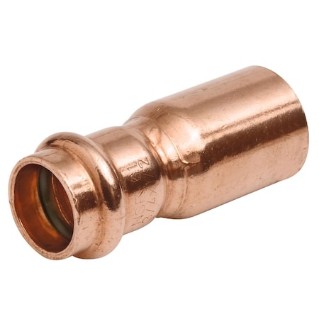 Nibco 1-1/2 in. FTG X 1-1/4 in. D Press Wrought Copper Adapter Coupling 9008755PCU