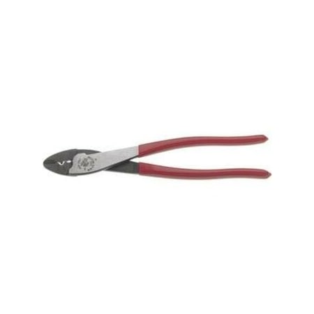 Klein Tools Crimping and Cutting Tool for Connectors, 10 to 22 AWG, 9-3/4 in, Red 1005