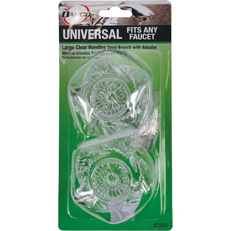Danco Acrylic Universal Replacement Clear Faucet Handle 80906