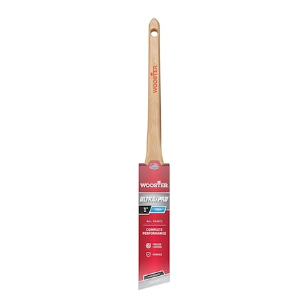 Wooster 1" Thin Angle Sash Firm, Nylon/Polyester Bristle, Paint Brush, Wood Handle 4181-1
