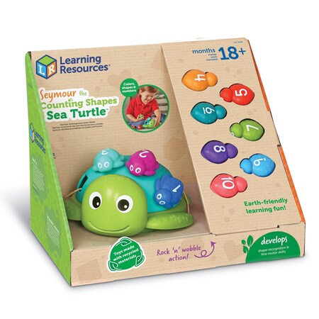Learning Resources Seymour The Counting Shapes Sea Turtle LER3609