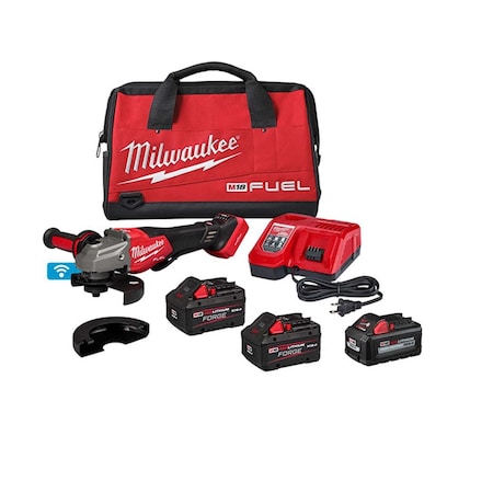 Milwaukee Tool M18 FUEL Grinder Kit + M18 XC6.0 Battery 3672-22, 48-11-1865