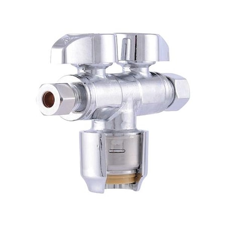 Sharkbite Push-to-Connect, Oval, Brass, 125 psi URDS123814