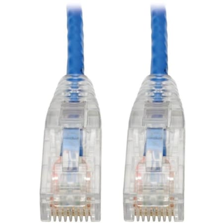 Eaton TRIPP LITE SERIES CAT6 GIGABIT SNAGLESS SLIM UTP ETHERNET CABLE (RJ45 M/M) N201-S07-BL