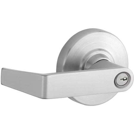 Schlage Commercial ND Series Storeroom C Keyway Rhodes with 13-247 Latch 10-025 Strike Satin Chrome Finish ND80PD RHO 626