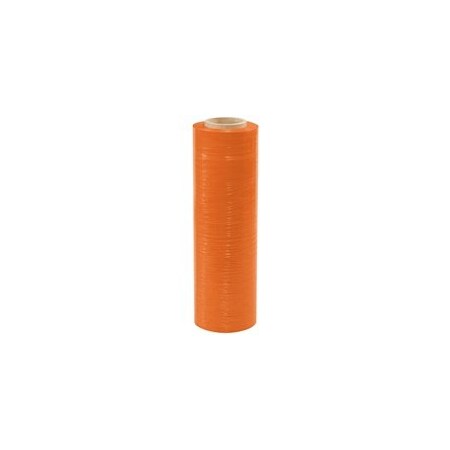 Bubblefast 4-18'' x 80 Gauge x 1500' Orange Cast Hand Stretch Film, 4PK BFSF188CORANGE