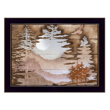 Homeroots Great Outdoors II 1 Black Framed Print Wall Art 415876