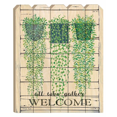 Homeroots Ivy Welcome Unframed Print Wall Art 407497